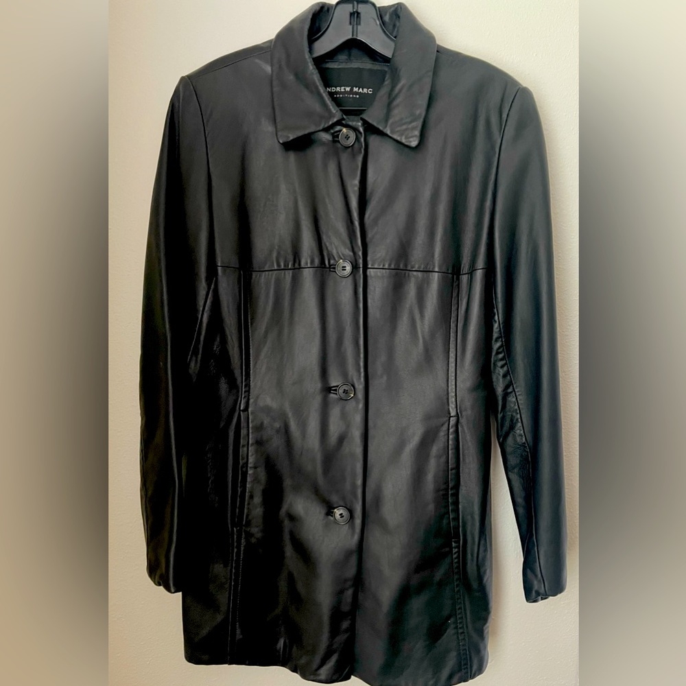 Women’s Marc Jacobs Long Leather Coat
